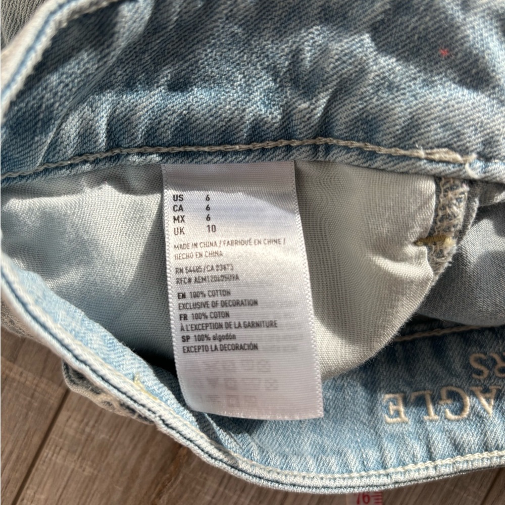 American Eagle denim mini skirt M - Picture 6 of 6